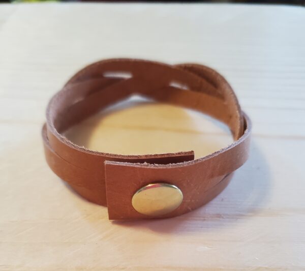 Mystery Braid Leather Bracelet