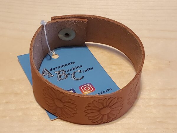 Stamped Leather Diffuser Bracelet